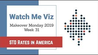 Watch Me Viz - Makeover Monday 2019 Week 31 - STD Rates in America Built with Tableau 6