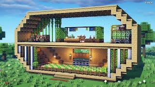 ️ Minecraft  How To Build a Large Survival Farm House