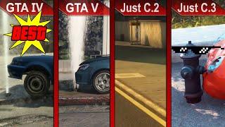 THE BIG COMPARISON  GTA IV vs GTA V vs. Just Cause 2 vs Just Cause 3  PC  ULTRA