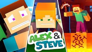 Alex and Steve Life MOVIE 4 Minecraft Animation