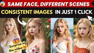 Create Consistent Characters in just 1 click Best AI Text to Image Website
