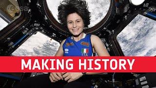 ESA astronaut Samantha Cristoforetti becomes the new International Space Station commander #shorts