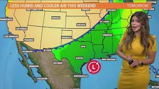 DFW Weather Cold front headed for North Texas