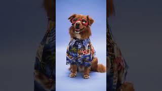 Cute Dog Fashion Show Dressing Up Dogs in Stylish Outfits and Glasses#dog#shorts#funny