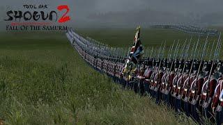 British infantry Destroys a Japanese samurai army - Shogun 2 Total War Fall of the Samurai