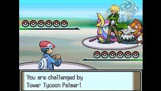 Pokemon Azure Platinum Post Game - Tower Tycoon Palmer Hard Mode