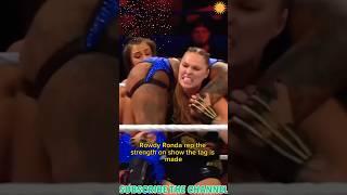 Ronda Rousey & Shayna Baszler vs Kayden Carter & Katana Chance highlight #viral #rondarousey #fight