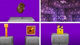 Minecraft 1.17 Kerzen Bundle Kupfer und Amethysten  LarsLP