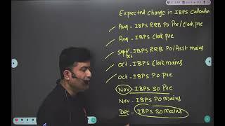 Biggest Change in IBPS Calendar 2024  Aakash Jadhav