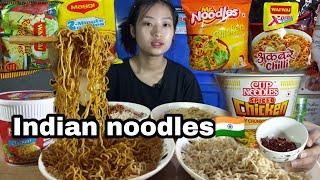 Indian Convenience Store Food Mukbang   Noodles Found In Nagaland  