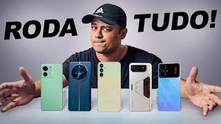 TOP 7 Celulares Gamer BOM e BARATOS que RODA TUDO em 2024