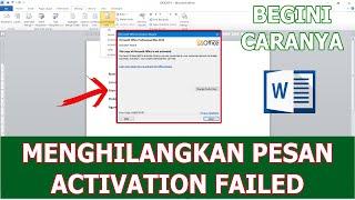 Cara Mengatasi Product Activation Failed Word 2019