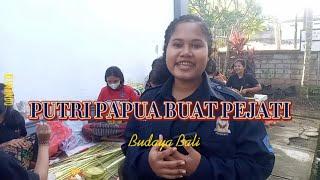 PERSIAPAN HARI SARASWATI  BUAT PAJEGAN PEJATI DAN OLAHAN LAWAR + SATE