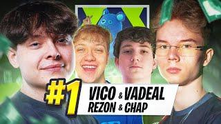 THE MOST DOMINANT SQUAD IN FORTNITE   ft. Vadeal rezon ay & Chap