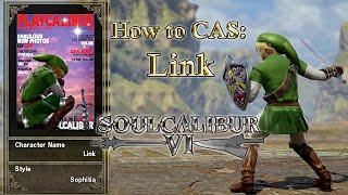 How to make Link The legend of Zelda in Soulcalibur VI