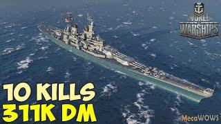 World of WarShips  Missouri  10 KILLS  311K Damage - Replay Gameplay 4K 60 fps