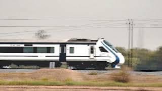 Fastest Train of India  Vande Bharat Express at Top Speed