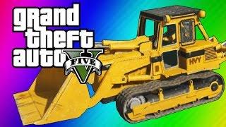 GTA 5 Online 2 Fun Jobs - Pool Divers & Vehicle Bouncy Castle GTA 5 Funny Moments