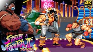 Super Street Fighter II Turbo - T. Hawk Arcade  1994 4K 60FPS