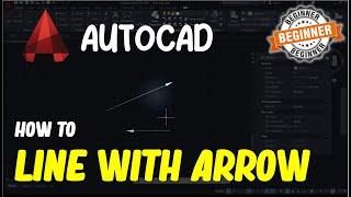 AutoCAD How To Line With Arrow