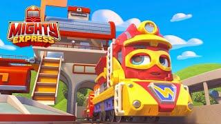 Nate Delivers the Super Train Story Book and MORE  Mighty Express Compilation  Cartoons for Kids