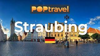 Walking in STRAUBING  Germany  - 4K 60fps UHD