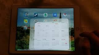 Calender от ios 11 iPad ошибка баг