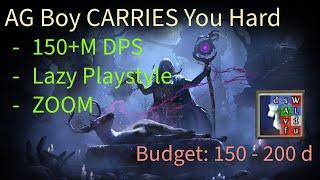 POE 3.23 Animate Guardian of Smiting Build Showcase  150M DPS with 200d Budget  Comfy Mapping