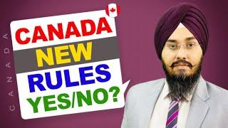 CANADA NEW RULES YESNO?  STUDY VISA UPDATES 2024  USA CANADA UK