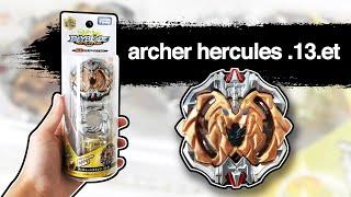 Bey-Unboxing ARCHER HERCULES 13.Et + Review & Spin - Beyblade Burst Chouzetsu