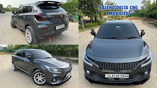 2023 Baleno delta cng modified  17 alloys for baleno  New baleno modified headlights  modified