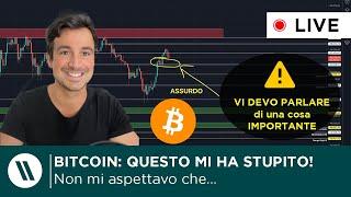 BITCOIN QUESTA COSA mi ha LETTERALMENTE STUPITO  VI DEVO PARLARE di UNA COSA IMPORTANTE