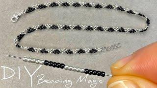 Beads Jewelry Making How to Make Necklace with Beads  Seed Bead Necklace Tutorial