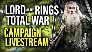 LIVE LORD OF THE RINGS REMASTERED CAMPAIGN - Total War Mod Gameplay