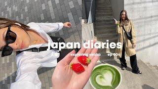 JAPAN DIARIES  Osaka + Tokyo strawberry picking thrift haul karaoke cutting hair & Teamlab 