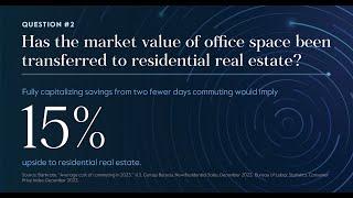 Question 2 Has the market value of office space been transferred to residential real estate?