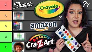 Tier Ranking Every Art Supply Brand so you know what to buy