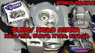 Silinder Head Racing Klep Besar karisma supra x125   SuperHead ATAKA