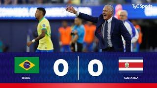 Brasil 0-0 Costa Rica  ¡MASTERCLASS DE ALFARO  Copa América 2024