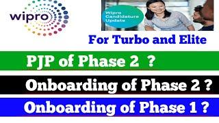 wipro onboarding update  pjp  phase  1 & phase 2  wipro 2022