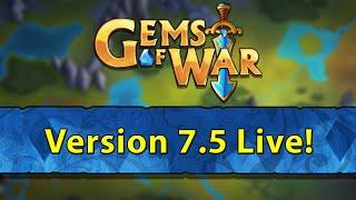 ️ Gems of War Version 7.5 Live Tonight ️