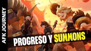 DESARROLLO DE CUENTA EN LA SEASON Y SUMMONS ALSA AFK Journey