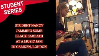 Cool Gool Student Series  Nancy Booker Grade 7 electric guitar improvisation to Black Sabbath