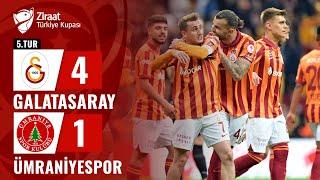 Galatasaray 4-1 Ümraniyespor MAÇ ÖZETİ Ziraat Türkiye Kupası 5. Tur  18.01.2024