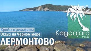 Пляж в Лермонтово   Отдых в Лермонтово 2022   Отель Виктория Лермонтово  КогДА ЖаРА