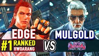 T8  EDGE #1 Ranked Hwoarang vs MULGOLD Victor  Tekken 8 High Level Gameplay