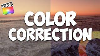 How to Color Correct in Final Cut Pro X Beginner Tutorial