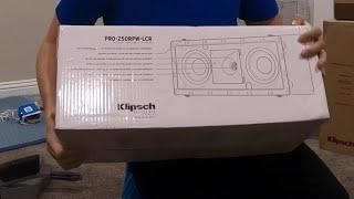 Unboxing Klipsch Pro-250RPW LCR In Wall Speaker