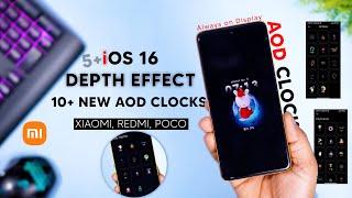 Add Advanced AOD Clock on Any Xiaomi Redmi and Poco Phones  10+ New Always on Clocks  iOS 16  #5