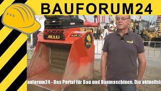 Allu Schaufelseparator Demonstration  NordBau Report